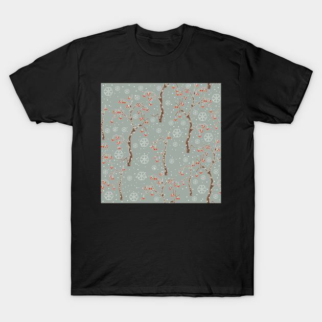 Tree Pattern T-Shirt by Kristina Stellar Scandinavian Land